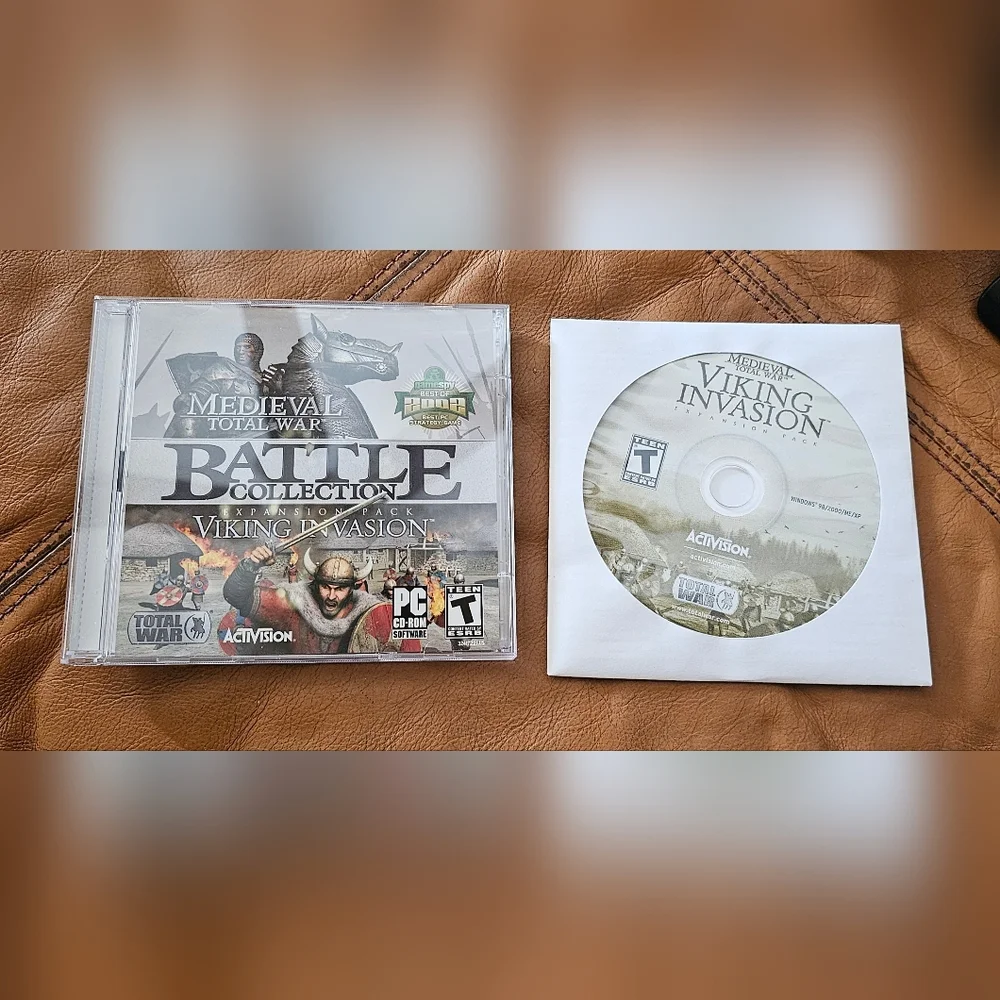 Medieval:Total War Battle Collection PC Game Base Game And Viking Invasion Pack‎